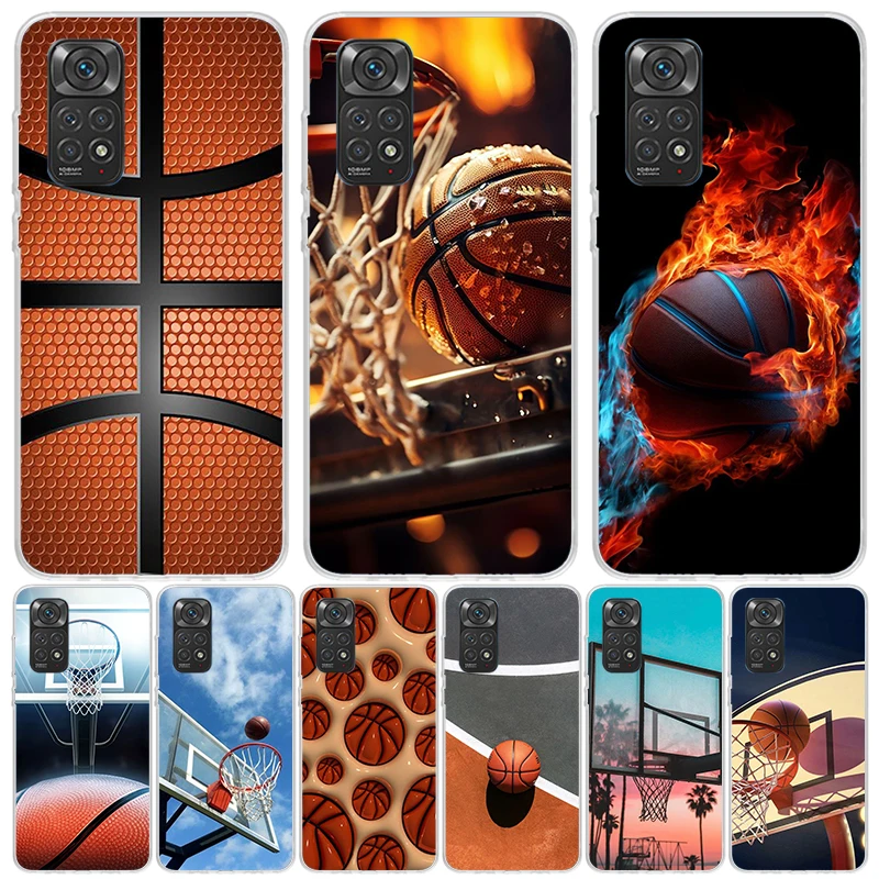 Basketball Basket Play Case Phone Cover for Xiaomi Redmi Note 14 13 12S 12 11S 11 11T 11E 10S 10 Pro Plus 5G Trend Fundas Note 1