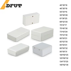 Waterproof white DIY Housing Instrument Case ABS Plastic Project Box Storage Case Enclosure Boxes Electronic Supplies