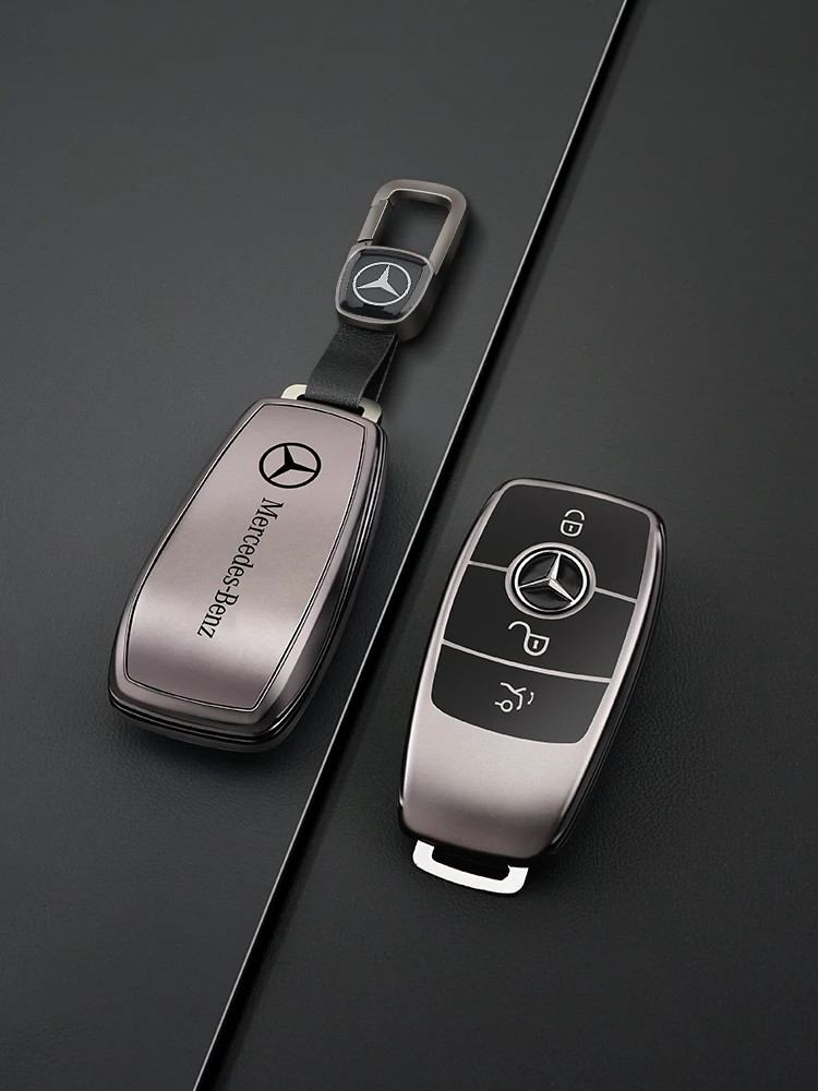 for Mercedes Benz A C E S G Class Pink Leather W177 W205 W213 X167 W222 CLA GLE GLB GLS AMG Smart Remote Car Key Case Cover Fob