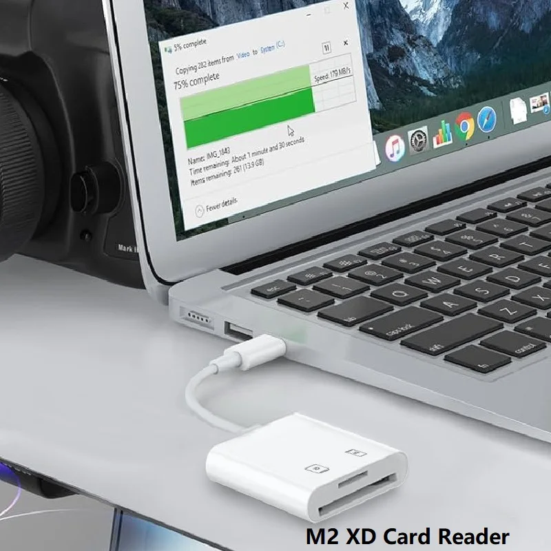 iPhone XD Card Reader Lightning/Type-c M2 Card Reader XD Picture Card Adapter for Camera Memory Card Reader USB C - Image 6