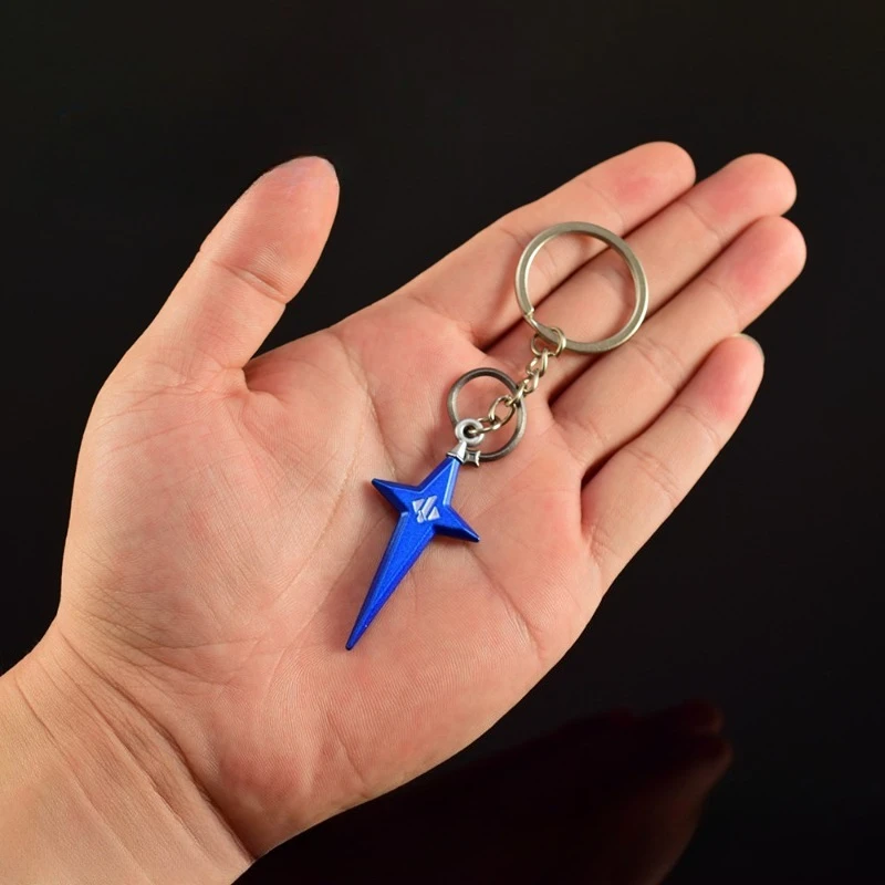 6 سنتيمتر/2.36in دلتا قوة لعبة الأسلحة الطرفية نماذج الشمال ستار المفاتيح المعلقات الحرف اليدوية زخرفة شاشة لسطح المكتب الصبي هدية
