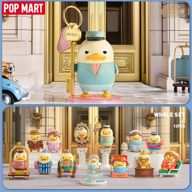 Pop Mart Duckoo The Grand Hotel Series Blind Box Guess Bag Mystery Box Toys Doll Cute Anime Figure Desktop Ornaments Collection