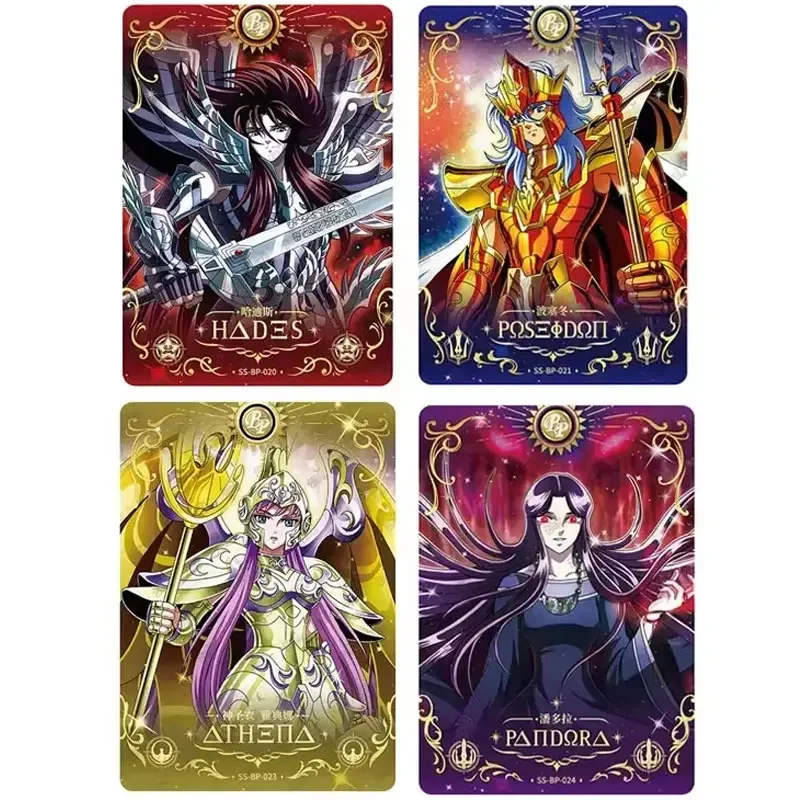 Genuine Kayou Saint Seiya Series 3 Hades Poseidon PR/BP/UTR/MR/UR/SSR/SR/R EX Version Holy Cloak Awakenin Athena Collection Card