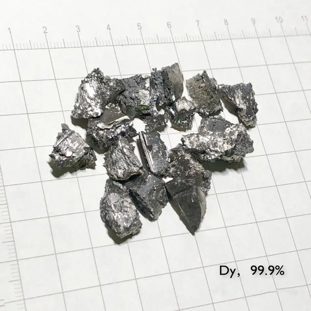 Dysprosium Metal Block 99.9% Pure Dy Element Collection Hobby Desktop Decoration