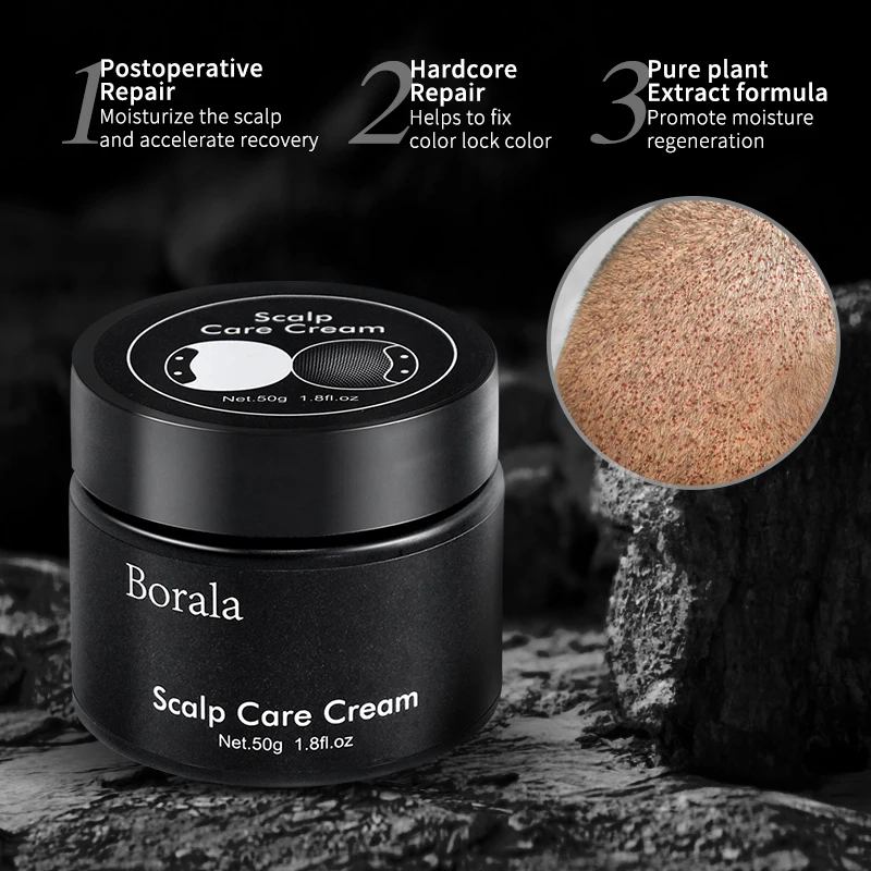 BORALA SMP Aftercare Cream Professional Scalp Micropigmentation for Permanent Makeup Beauty Health Tattoo Supplies 50g - Image 3