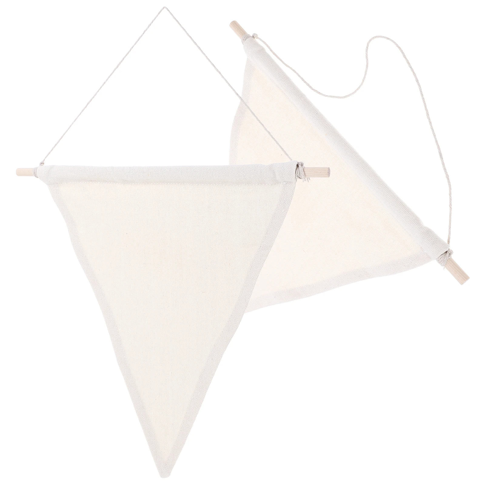 

2 Pcs Pennant Banner for Brooch Medal Baby Organizer Wooden Enamel Pin Wall Banner Display Storage