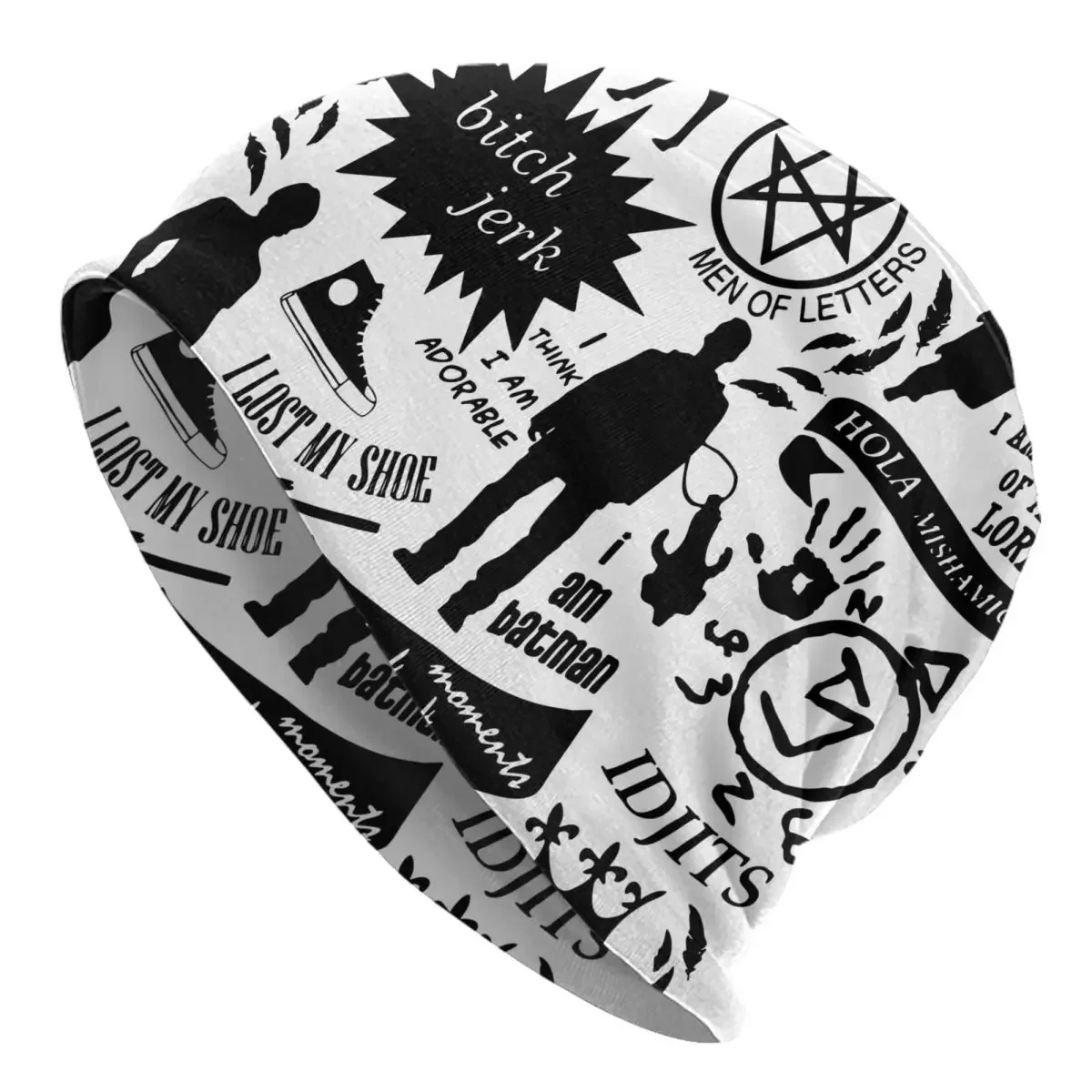 Supernatural Items Bonnet Hats Hip Hop Outdoor Skullies Beanies Hats Men's Women's Warm Dual-use Caps