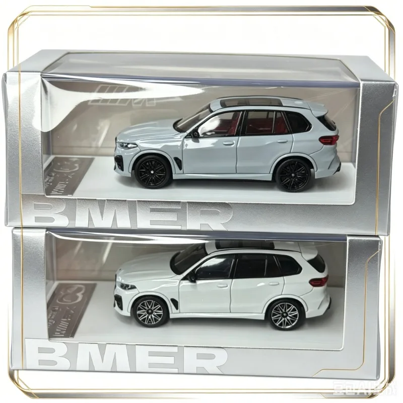 

Original factory 1:64 BMW x5m x5 g05 Thunder Edition SUV Non Para BMER Alloy Car Model Collectibles, Simulation Static Ornament.