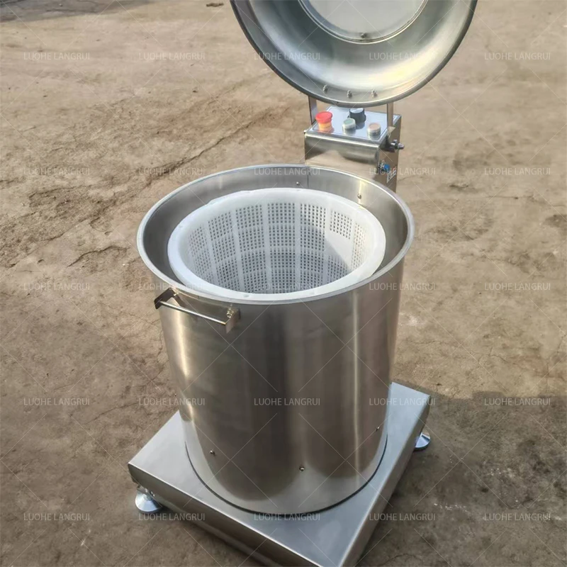 Steel Centrifugal Vegetable Dehydrator Dewatering Machine for Fruit Food DryingIndustrial Commercial Stainless