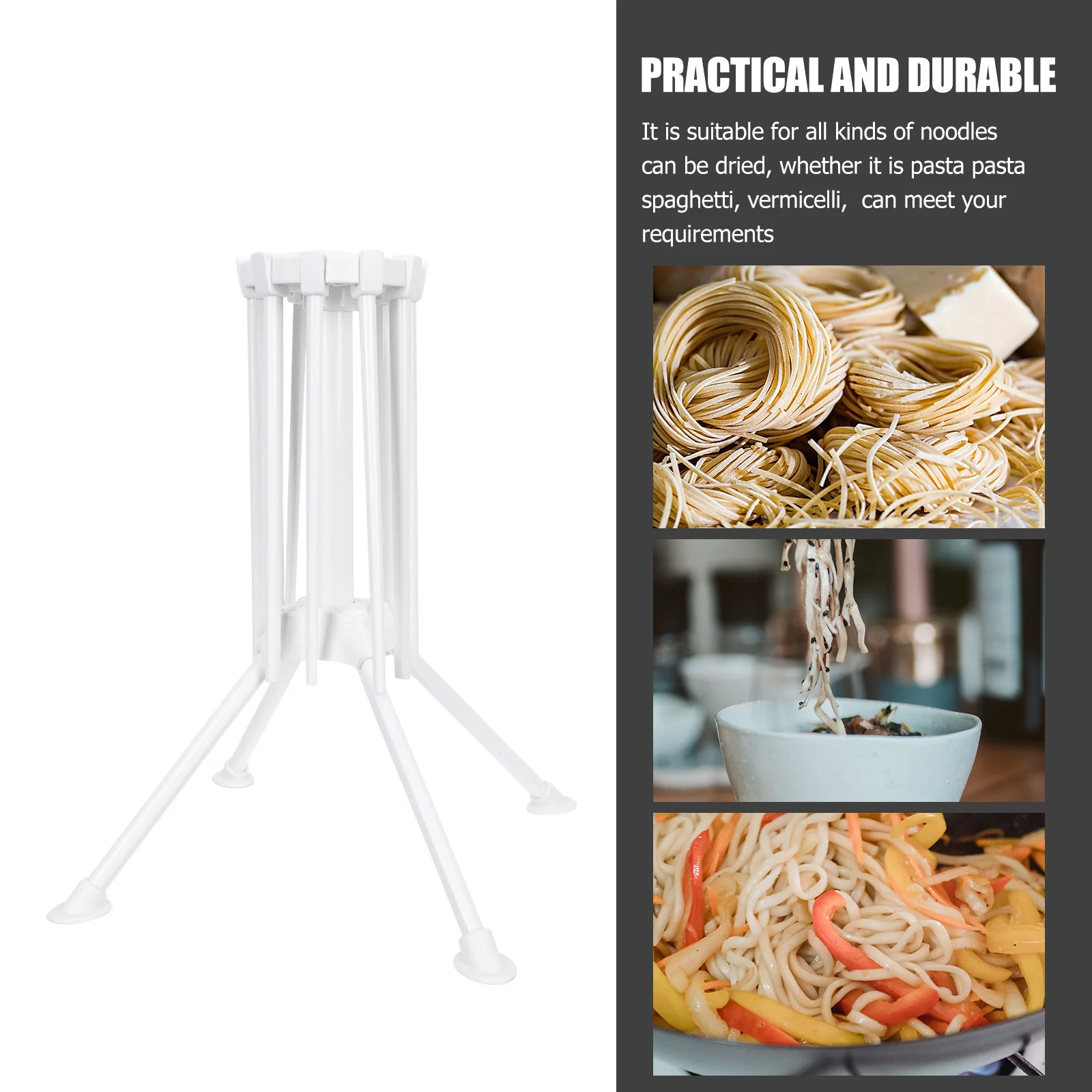 

Folding Noodle Drying Rack Abs Material No Tools Assembly Adjustable For Spaghetti Vermicelli Household Storage Drying