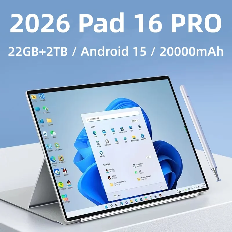 New Global Version 5G Tablet PC Pad 16 PRO 4K HD 120Hz Gen3 20000mAh 24GB+2TB Android16 Dual SlM WlFl Android Tablet планшет PC