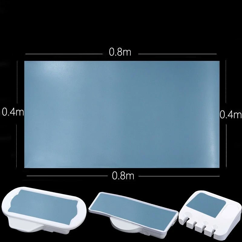 Lab Chair Thickened Tablecloth Tool Disc Mat Workbench Instrument Disc Waterproof and Non-slip Leather Light Blue Seat Cover S