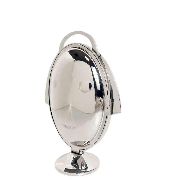 

Nordic light luxury home style design stainless steel double layer