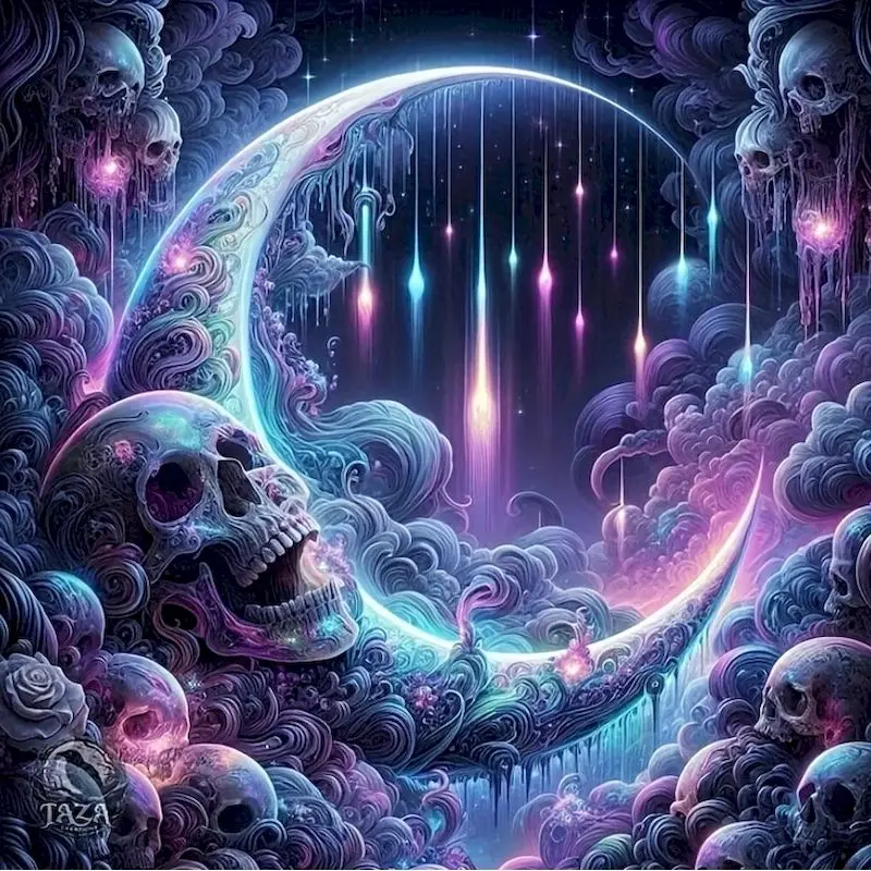 

PhotoCustom Cat Animal Diamond Painting Moon Diamond Mosaic New Collection 2025 Rhinestone Pictures