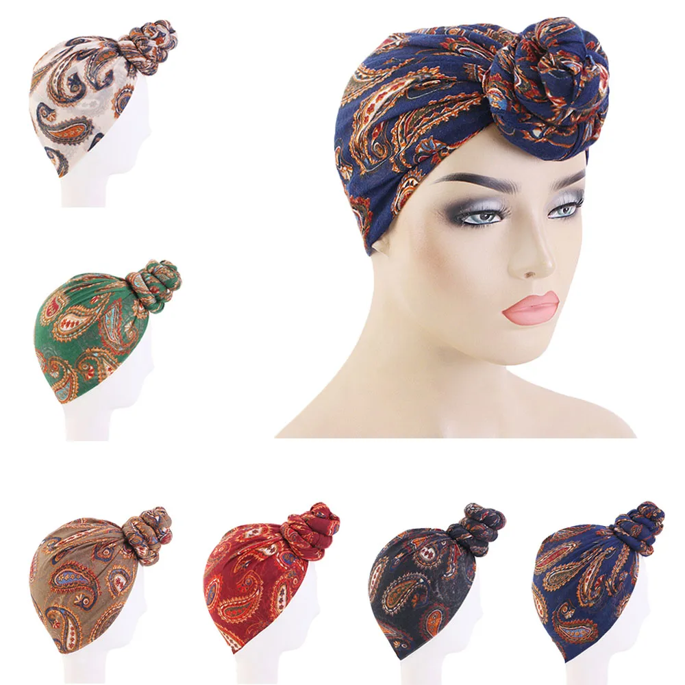 

Women Turban African Ankara Print Headties Hijab Long Head Wrap Headscarf Geometric Design Head Scarf Bandanas Hair Accessories