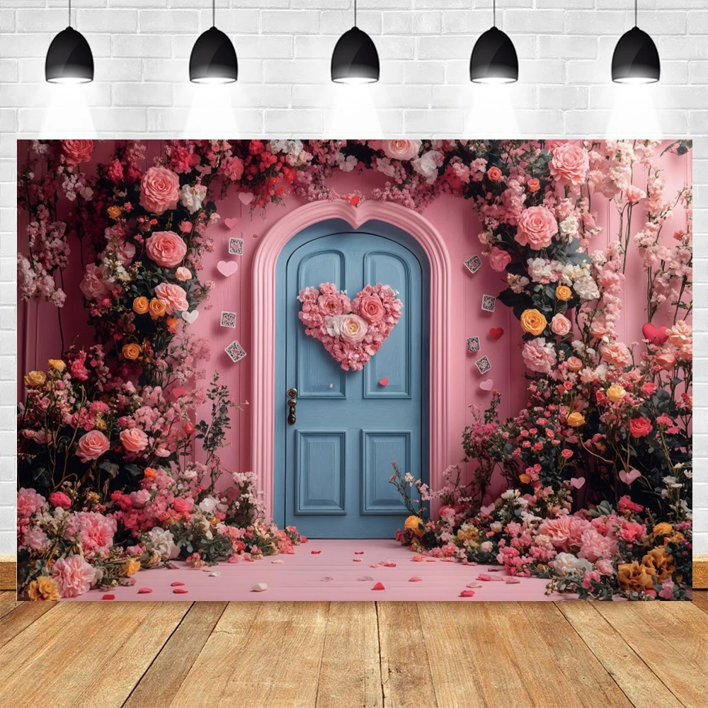 Valentine's Day Photo Photographic Backdrop Photography Wedding Bride Party Rose Flowers Baby Shower Background Studio Shoots