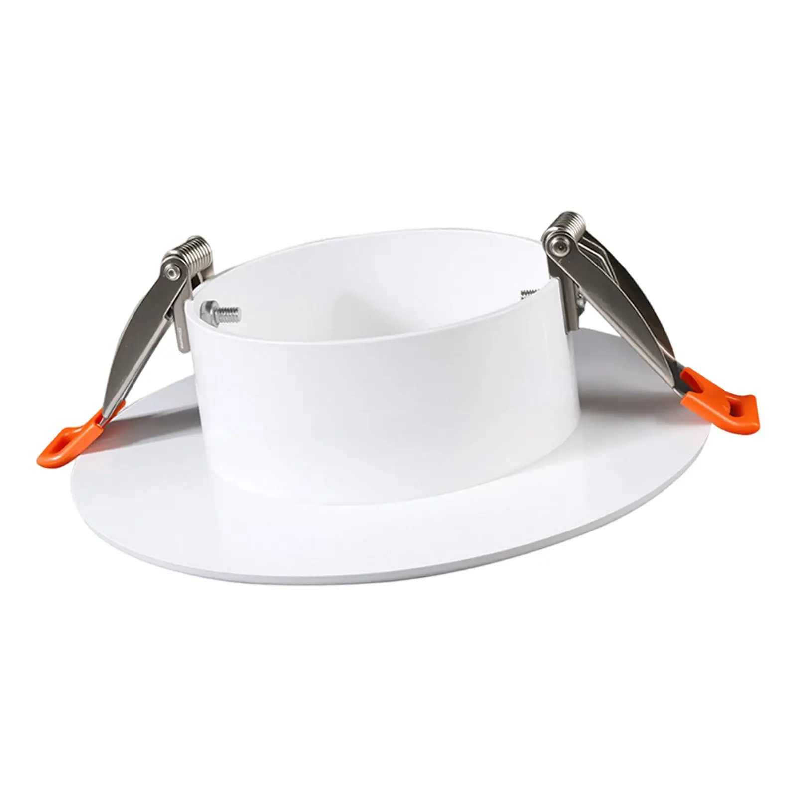 Compact Ceiling Hole Cover Plate White Plastic for Range Hood Duct Opening Wall Mount Decorative Cap Multifunctional