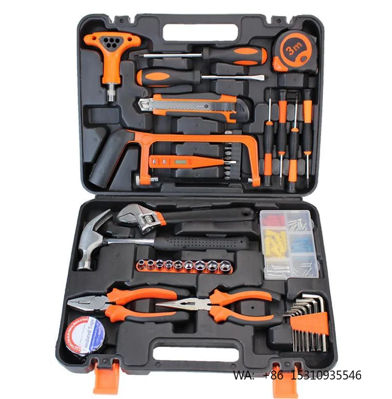 Auto Repair Tool Combination Package Mixed Toolbox  Repair Portable Tools Set Box Hand Tool Kit
