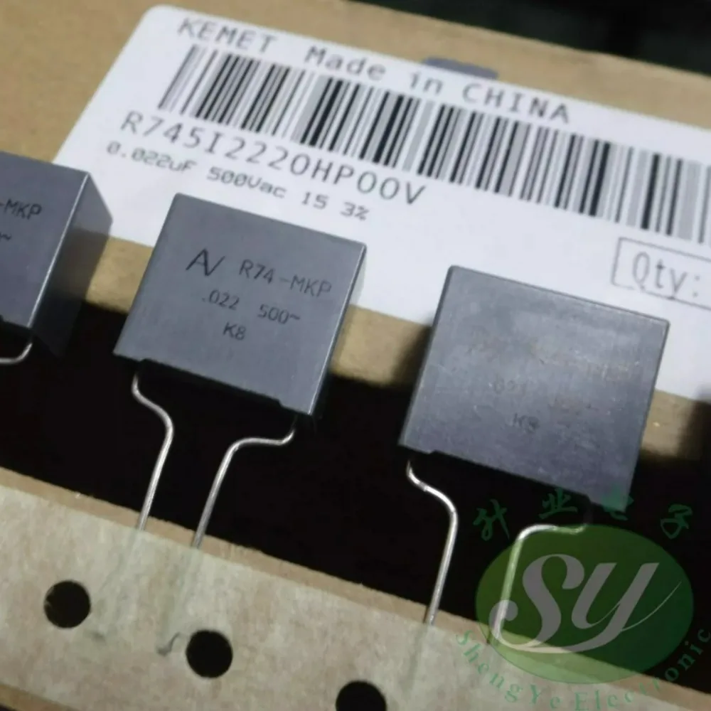 

10pcs/lot AV R74 MKP 0.022uf 500VAC 22nf 223 V Brand New 8mm Film Capacitor R745I2220HP00V