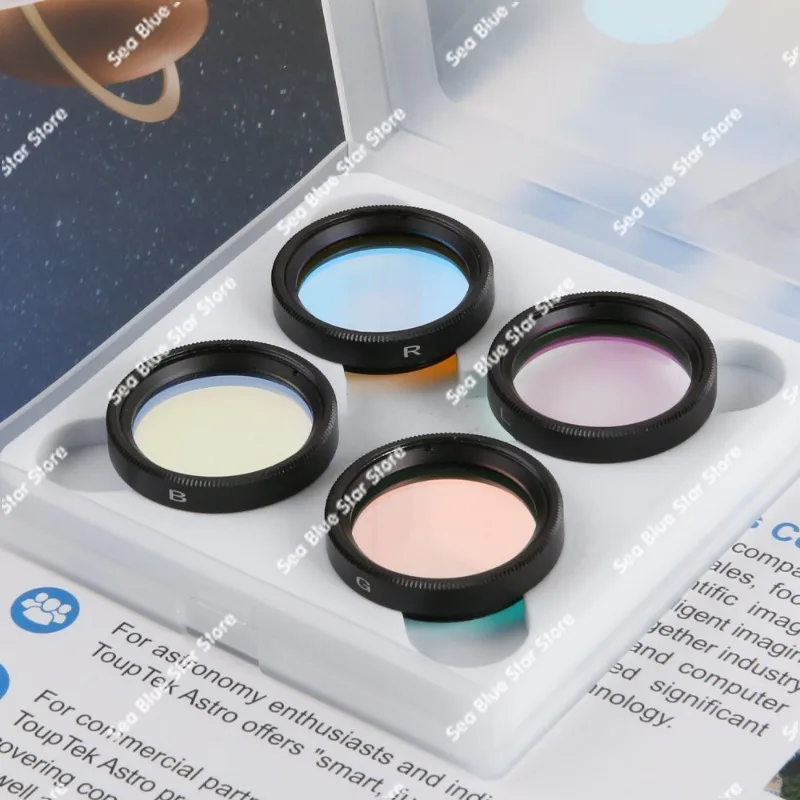 Astronomy LRGB filter 1.25 inches, light damage removal filter for deep space photography astronomical telescope accessories