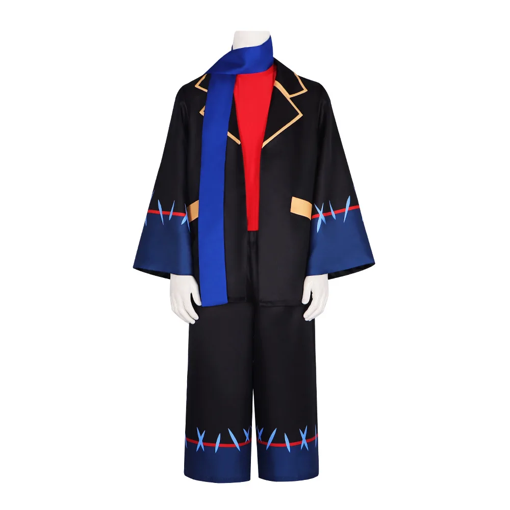 

UNDERTALE Frisk Game Cosplay Costume Coat Pant Scarf Man Halloween Cosplay Frisk Clothing