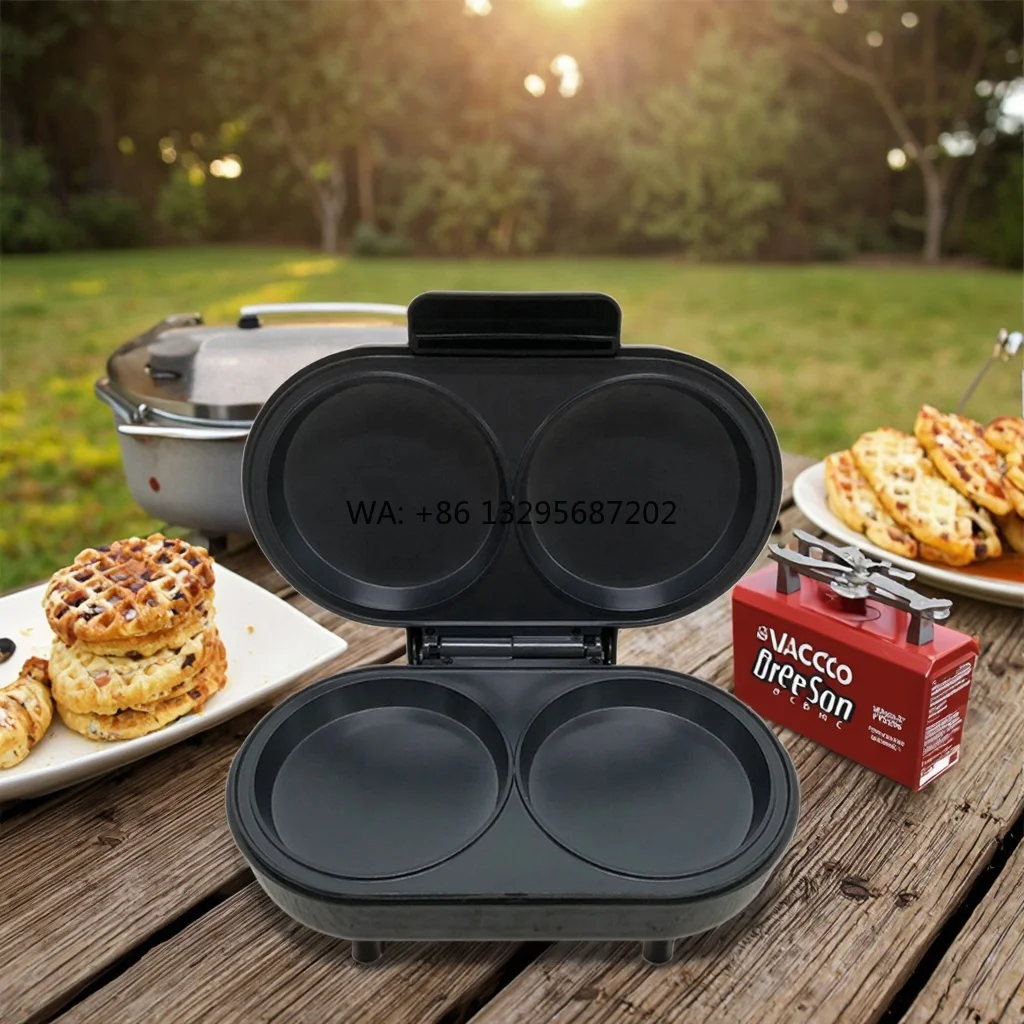 

Оптовая продажа, 850 Вт, электрическая мультиварка с двойной кастрюлей и глубоким наполнением, двойной гамбургер со световым индикатором для домашнего использования