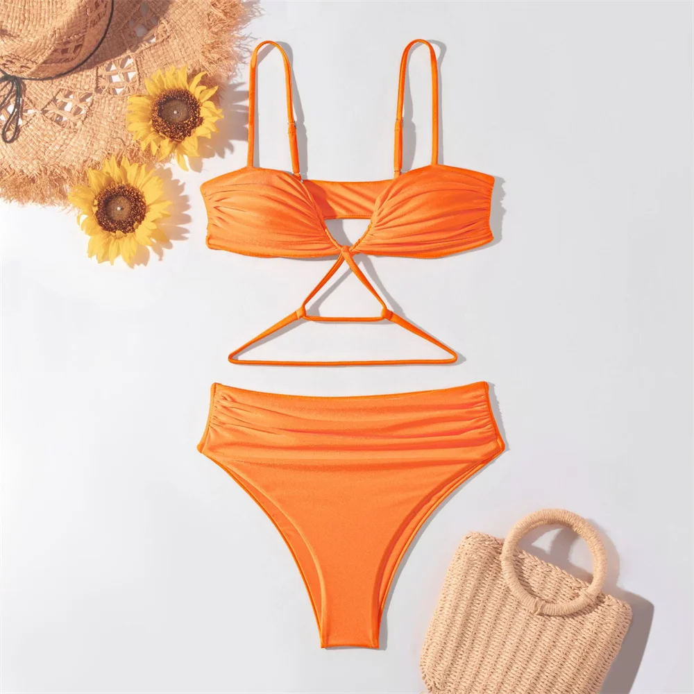 เซ็กซี่บิกินี่ U-Cut Push Up ชุดว่ายน้ําเอวสูงชุดว่ายน้ํา Micro String Beachwear Y2K บราซิลผู้หญิงแยกชุดว่ายน้ํา