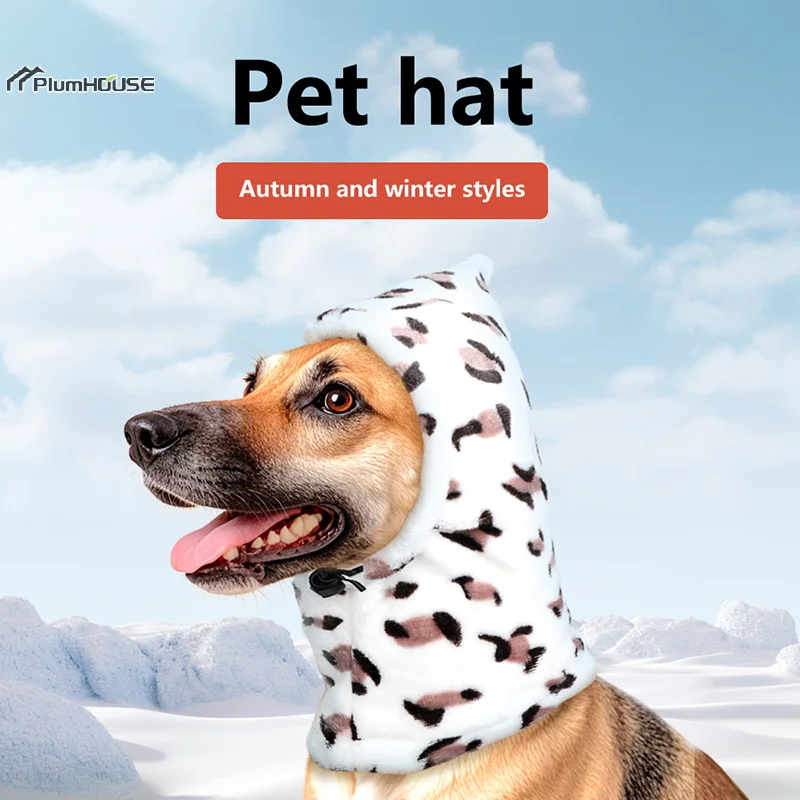 Pet Dogs Cats Hat Warm Windproof High Neck Dog Hat Winter Pet Accessories Funny Dog Accessories Autumn Winter Pet Supplies