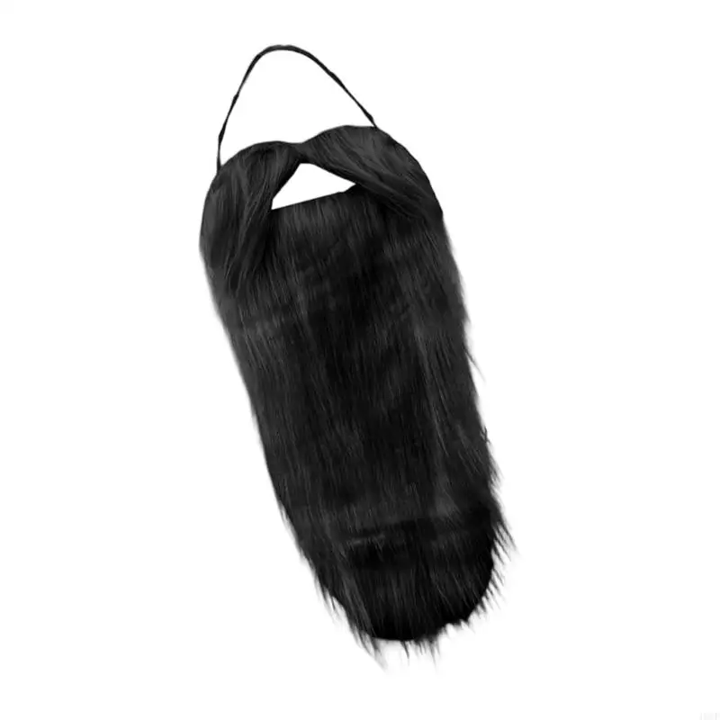 4 Farben 50 realistische Kunstpelze langer Schnurrbart Erwachsene Teenager Kinder gefälschter Bart Halloween Weihnachten