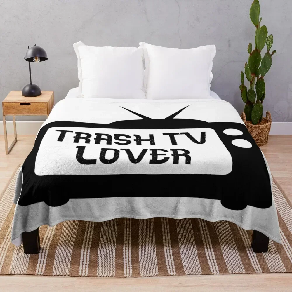 

Trash TV Lover Throw Blanket All Season Lightweight Soft Blanket for Bed