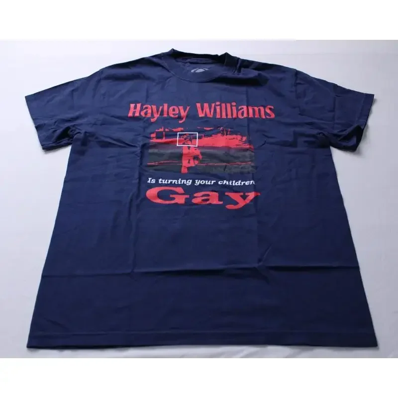 Paramore Adult S Turning Your Children Gay T Shirt AP2 Navy Large