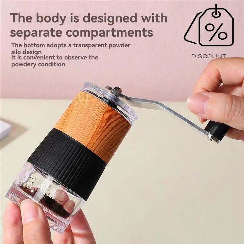 Manual Coffee Grinder Coffee Machine Home Kitchen Manual Grinder Portable And Adjustable-Y48A