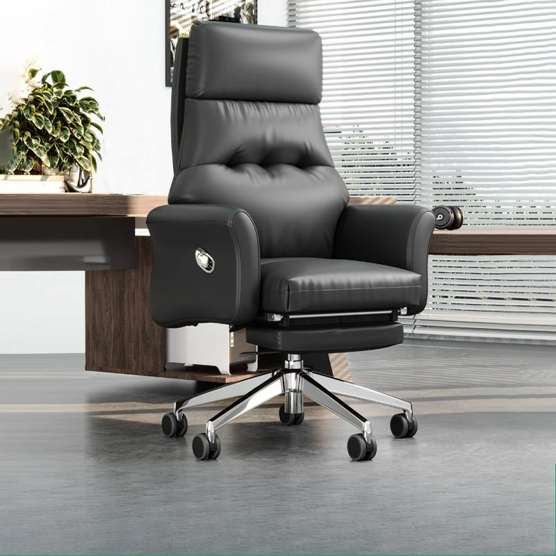 

Leather Massage Office Chair Luxury Cheap Soft Arm High Office Chair Oversized Ergonomic Silla De Escritorio Office Furniture