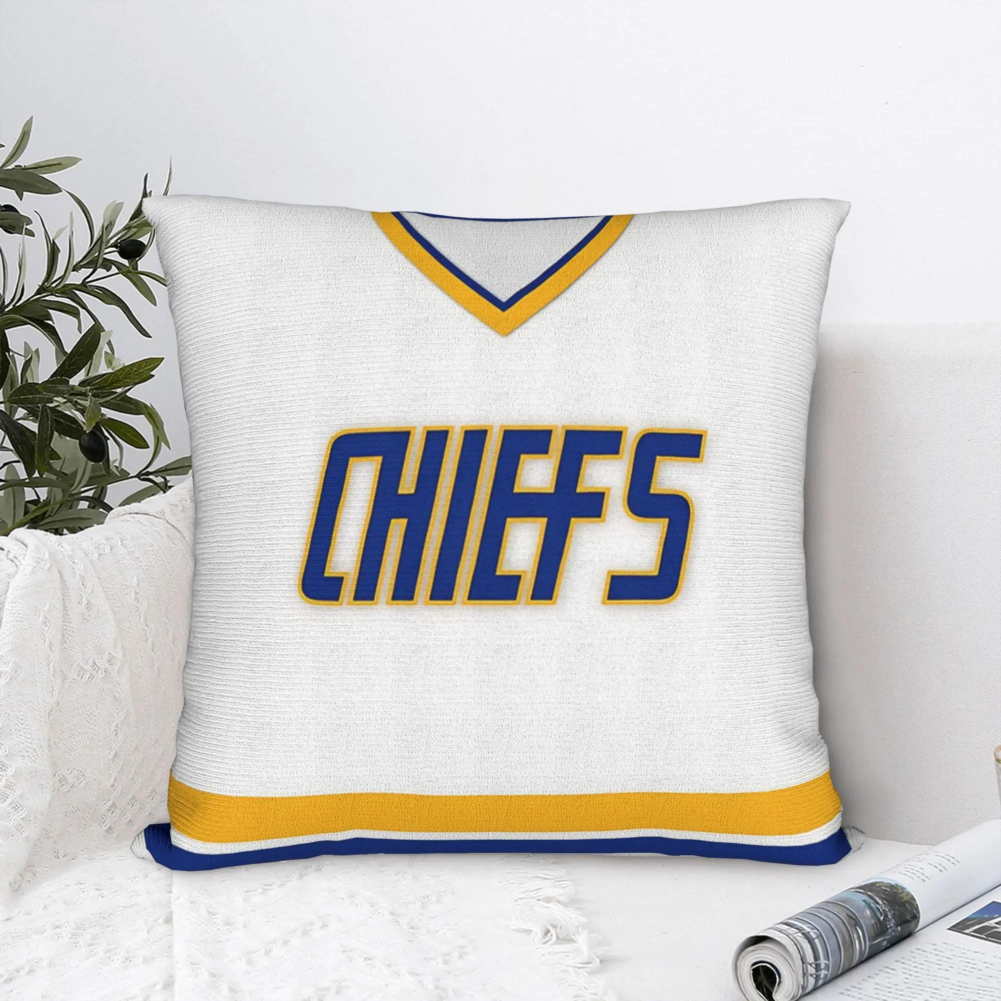 Pillow Cover Hockey Hanson Brothers  Retro Trendy Pillow Case For Living Room Chair Pillowcases