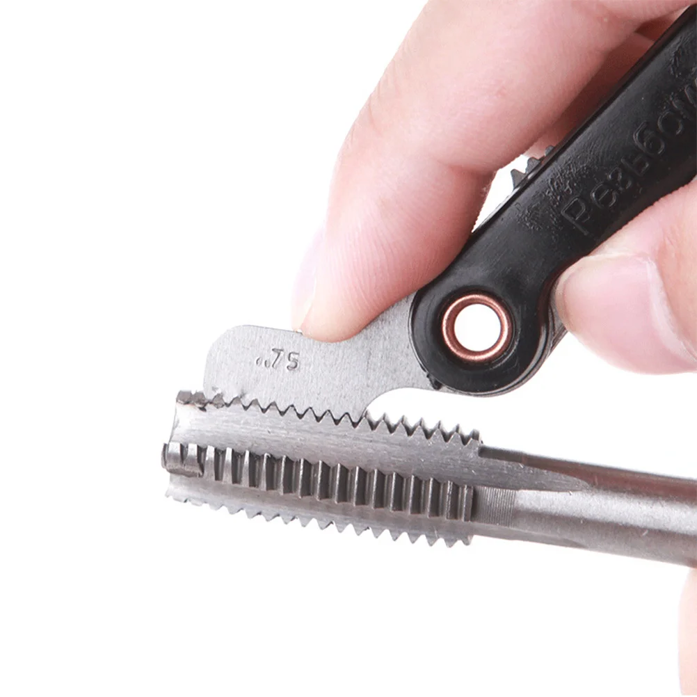 

60Pcs Thread Measuring Gage Angle Square Measure 60 Degree Metric System Durable Premium Material Adjustable Rotary Strong