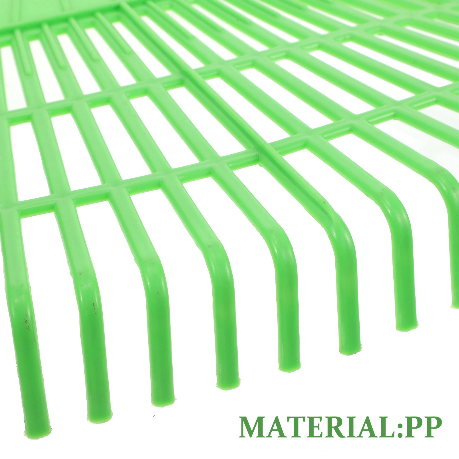 

Plastic Garden Rake for Leaves Heavy Duty Hand Rake for Lawn Weeding and Cultivating Shrub Pine Needle Yard Tool