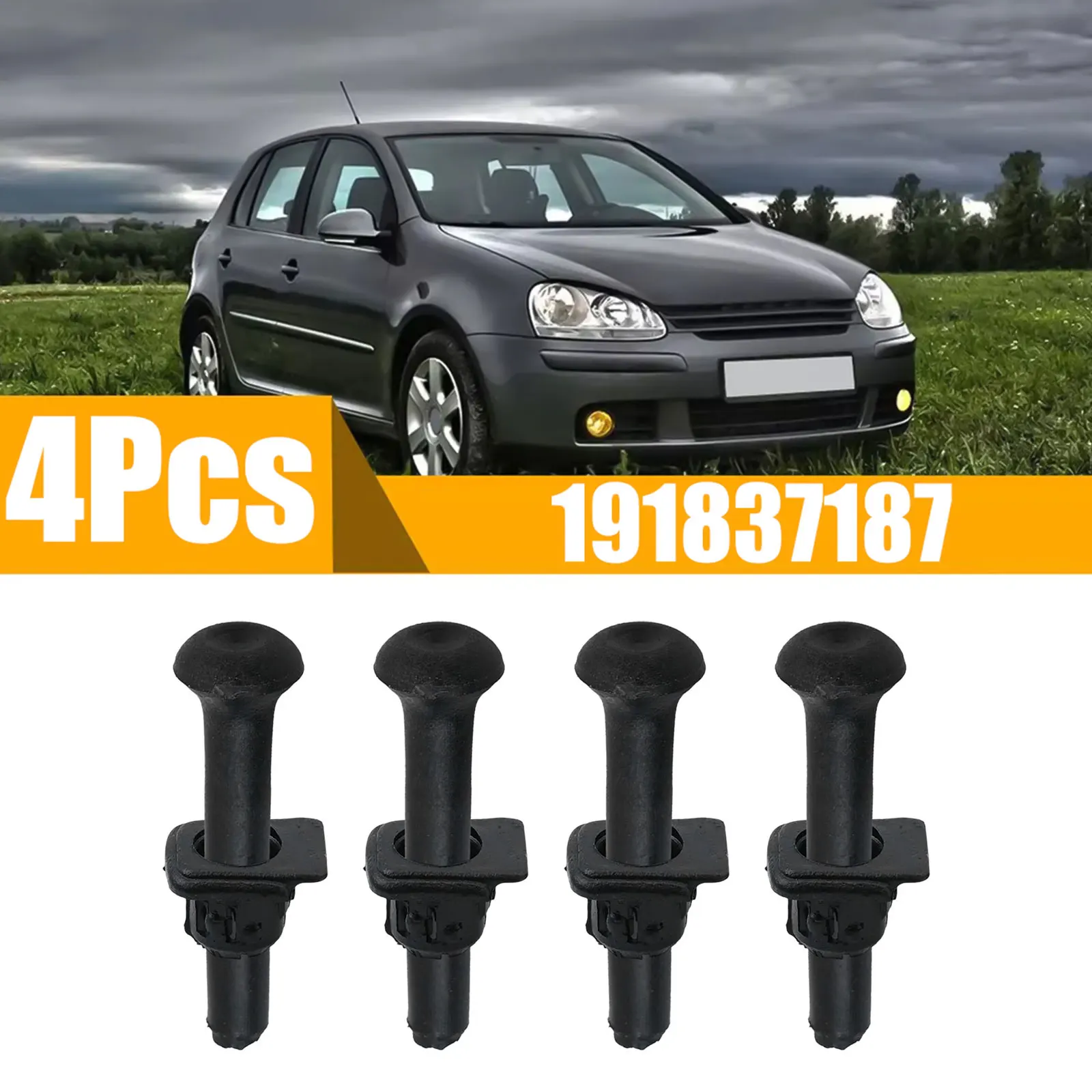 Car Door Lock Pin Pull Knob Set For For Golf For Mk3 B2 Part Number 191837187 Compatible Replacement