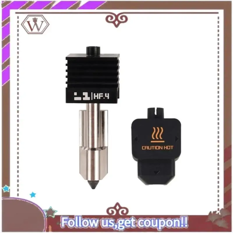 

ABBG-High Flow Hotend для Bambu Lab H2D в сборе, комплект Hotend, сменное сопло 0,4 мм для 3D-принтера Bamboo Lab H2D/A1