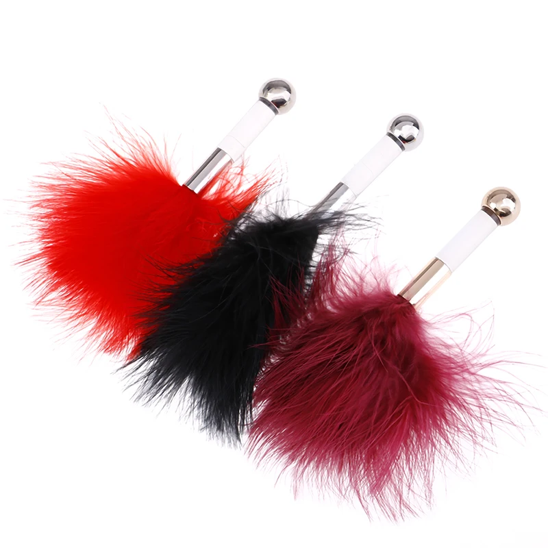 

1pc Colorful Flirt Toy Couple Beautiful Taste Gift Tickler Flamingo Feathers Fancy Item