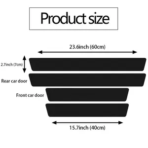 Araba kapı eşiği tıkama plakası karbon fiber çıkartmalar aksesuarları Hyundai Tucson JM, doğu timor, NX4, 2008, 2016, 2017, 2019, 2020, 2022, 4adet Düz ekran TV'nin 60 " - no. 3'ün 6 büyük satışı
