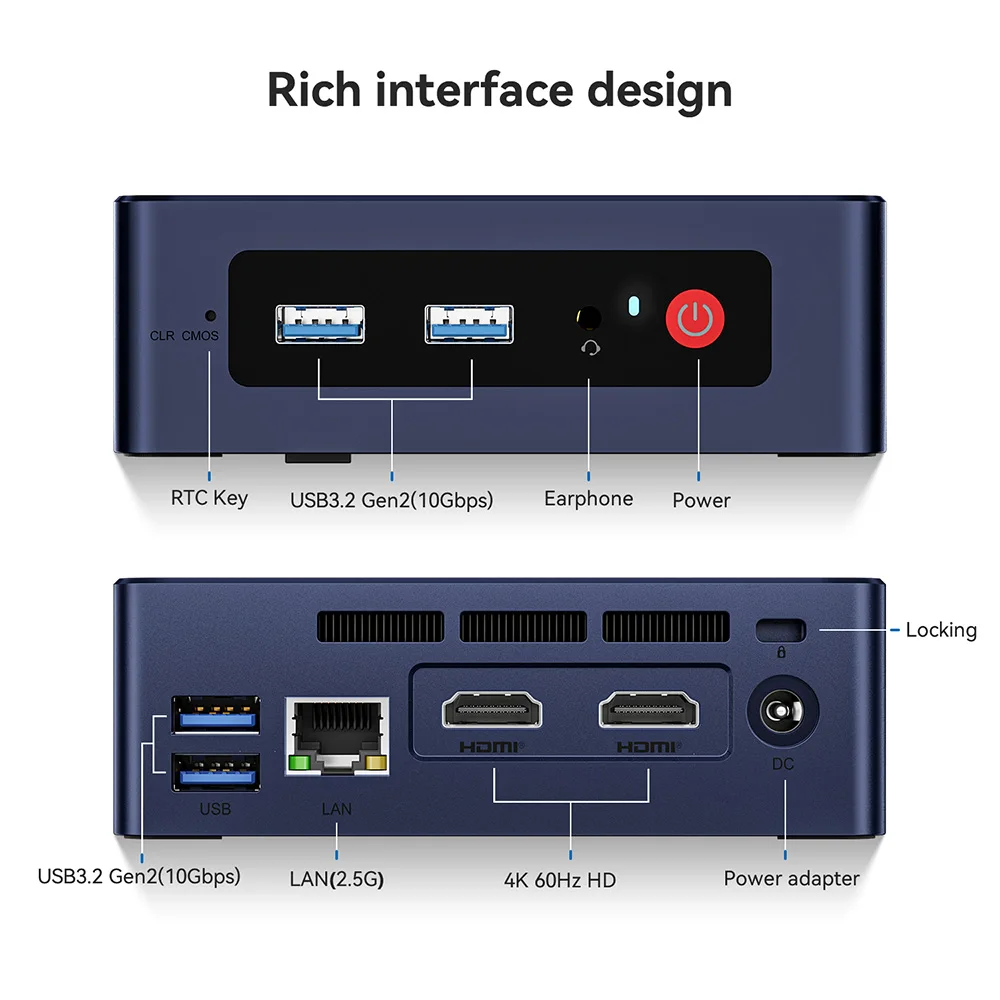 Beelink Mini S12 Pro/ Mini S13 Intel N100/ N150 12G/16G 500G Mini S N5095 8G 128G S12 N5095 8G 256G Mini PC Computer Office