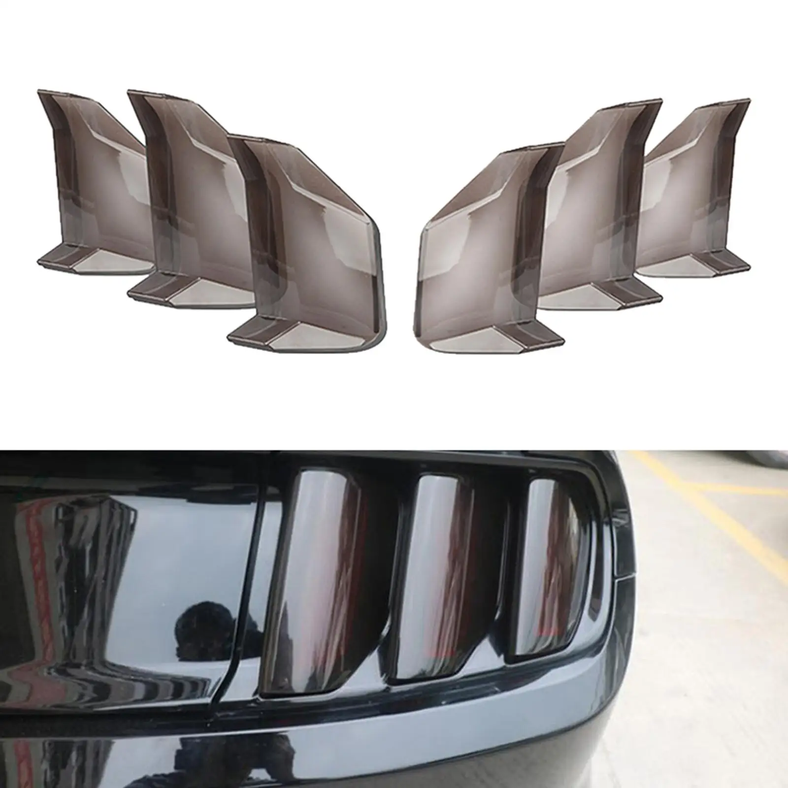 

6 шт. задний фонарь, защитная рамка для Ford Mustang 2018 2019