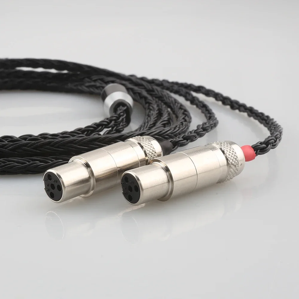 HIFI 16 Core 7N OCC 4.4mm XLR 4PIN Earphone Cable For Audeze LCD-3 LCD-2 LCD-X LCD-XC LCD-4z LCD-MX4 LCD-GX