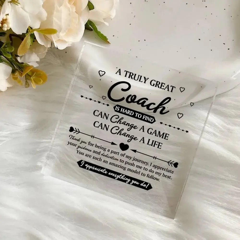 CIFBUY Acrylic Wall Art Motivational Desk Decor Heart Arrow Design Reusable Office Home Bedroom Teacher Gift Sign Plaque Artwork