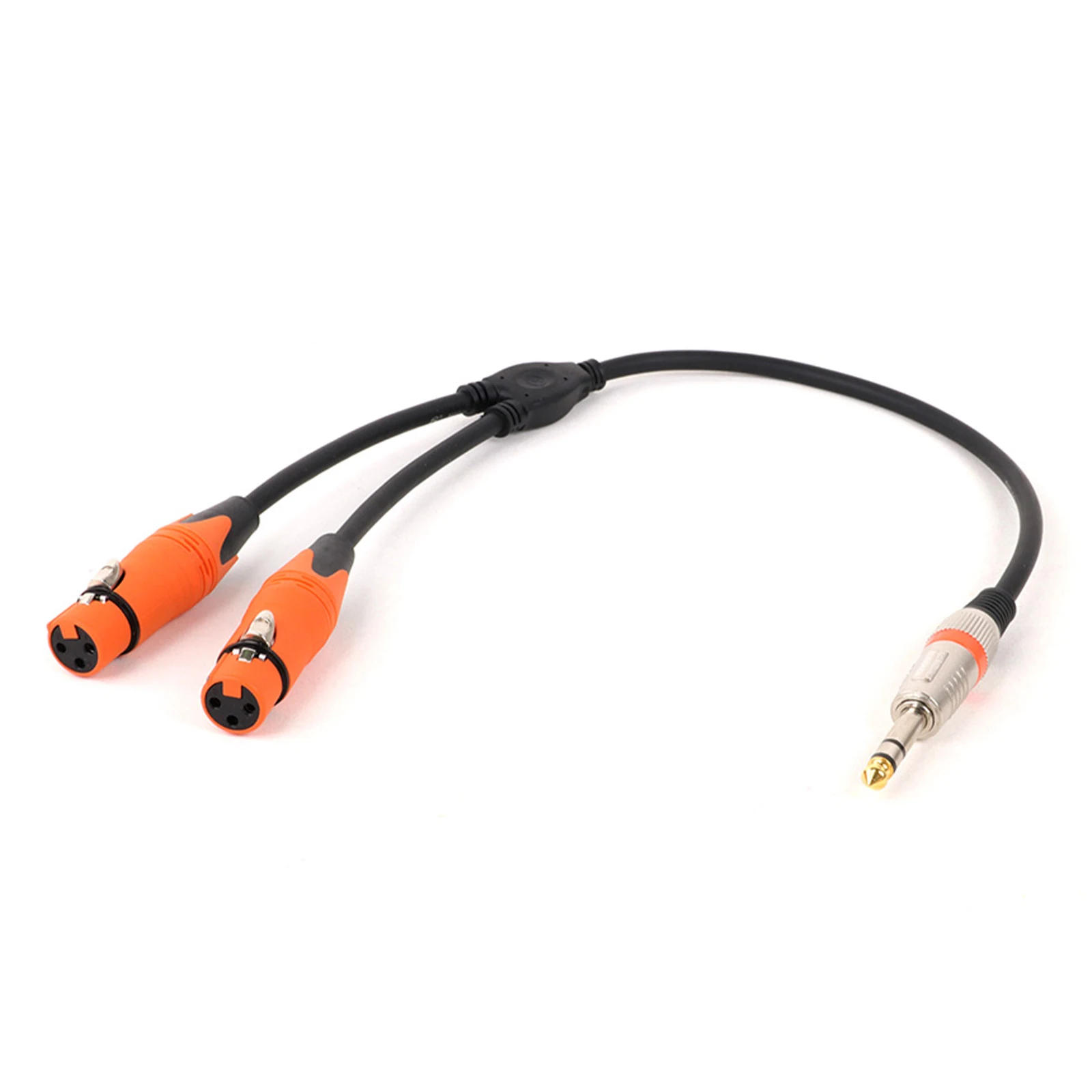 1PC 6.5 to 2xlr Aduio Cable High Quality OFC 6.5 Stereo to Dual XLR Cable Mixer Speaker 1/4 Inch TRS Y Splitter Shielded Cords