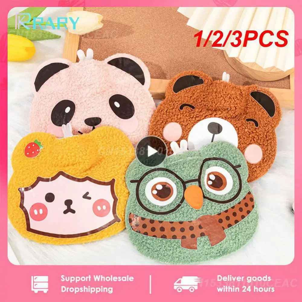 1/2/3PCS Plush Heater High-quality For Winter Warm Handbag Cute Cartoon Hot-water Bag Warmth Supplies Hand Warmer Mini