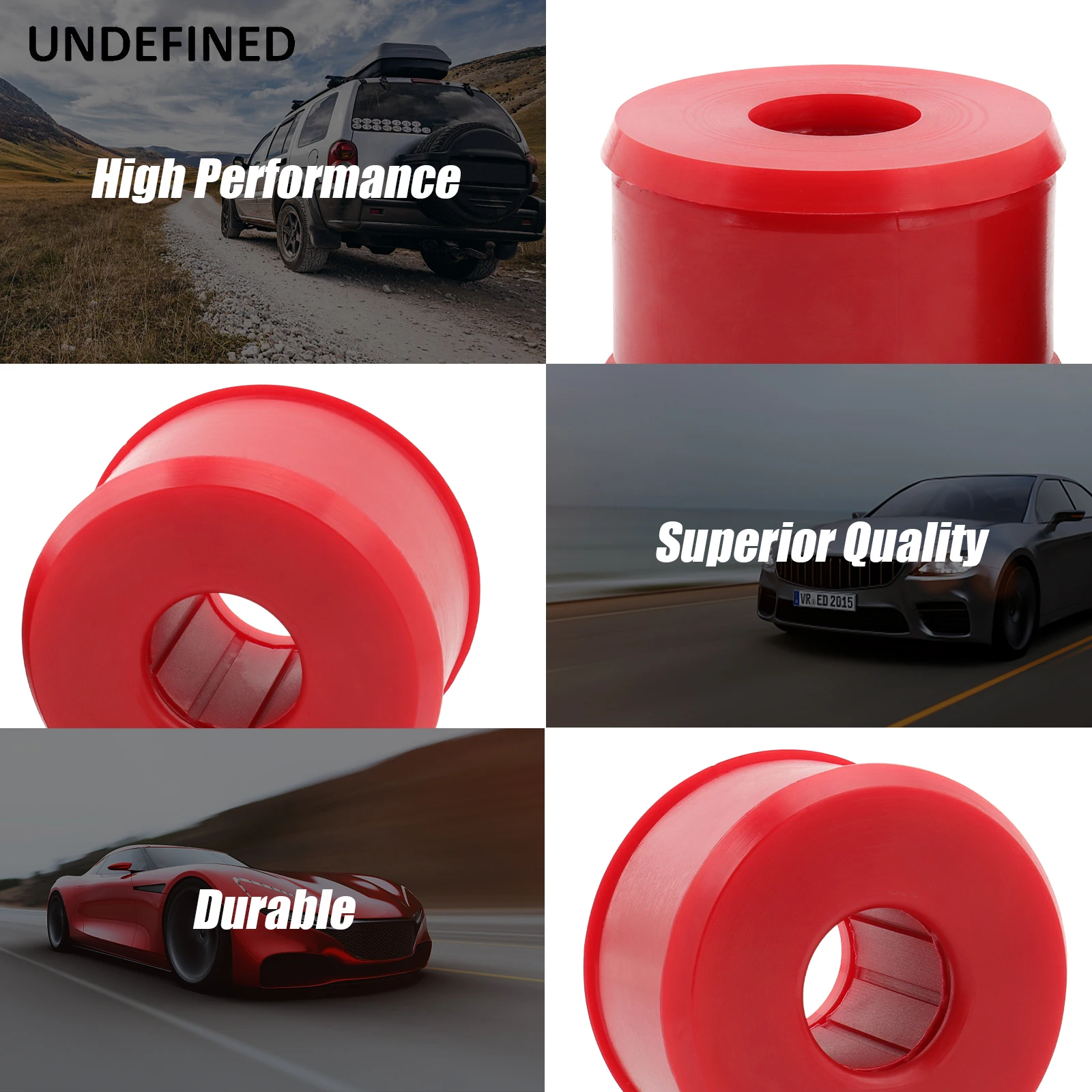 Red Rubber 16.7106R Rear Energy Suspension Trailing Arm Bushings For Honda Civic 1988-2000 For Integra 1994-2001