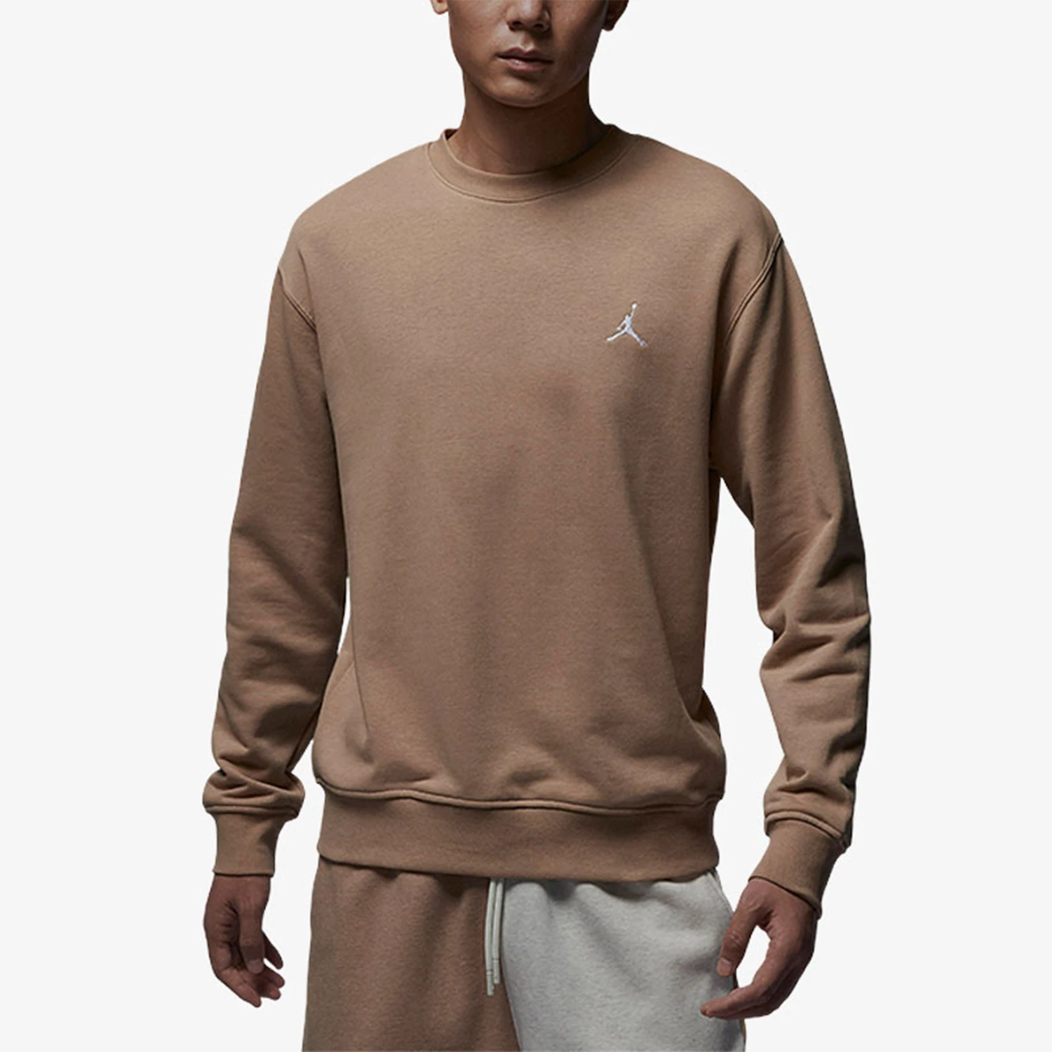 

Мужская трикотажная повседневная спортивная толстовка с круглым вырезом Nike Authentic JORDAN FQ1865-200