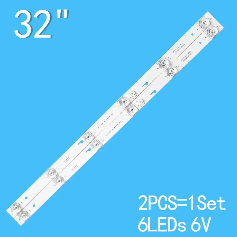 Bande de rétroéclairage LED 505mm 6 Lampes pour JL.D32061330-140ES-M_V02 035-320-3030-GC