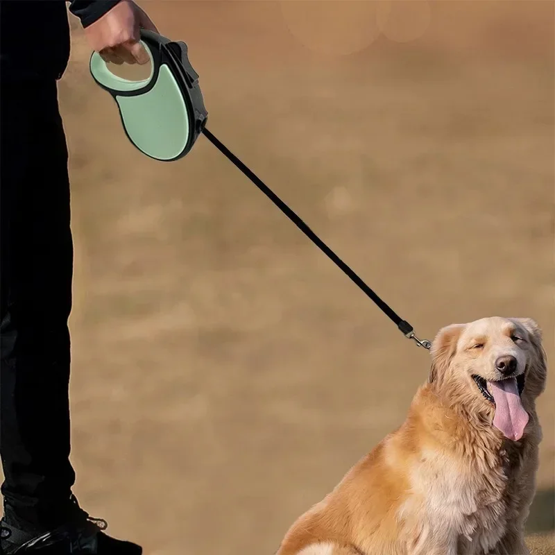 

5m Dog Leash, Suitable For Small And Medium-sized Dogs And Cats With Automatic Retractable Towing Ropes, Pet Outdoor Supplies